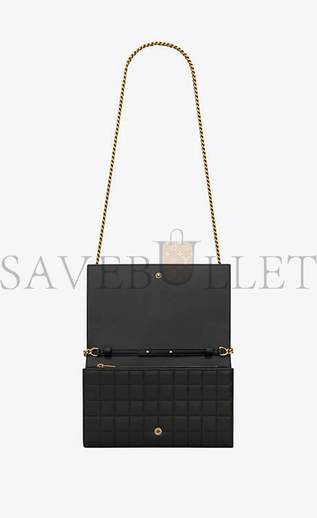 Y*L cassandre matelassÉ carrÉ chain wallet in quilted leather 743346aabvp1000 (23*14*3cm)