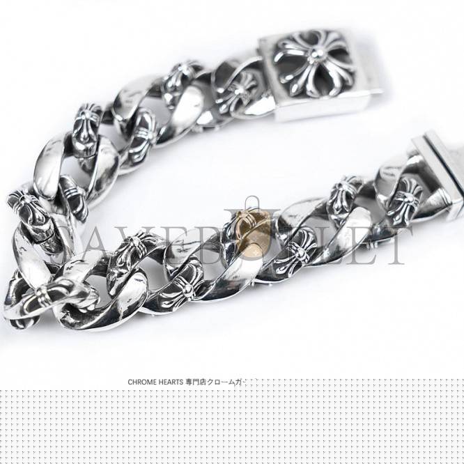 Ch**me He**ts fancy chain box bracelet