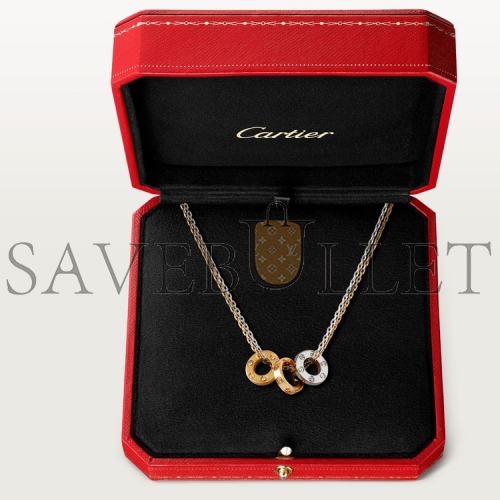 Ca*t*er  love necklace, 6 diamonds b7219700