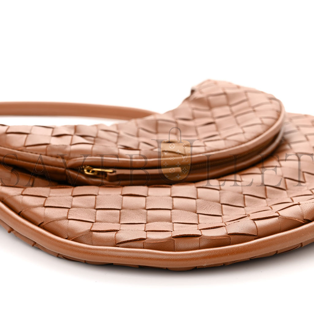 bo*te*ga Ve*ne*ta nappa intrecciato medium gemelli cognac (34*28*3cm)