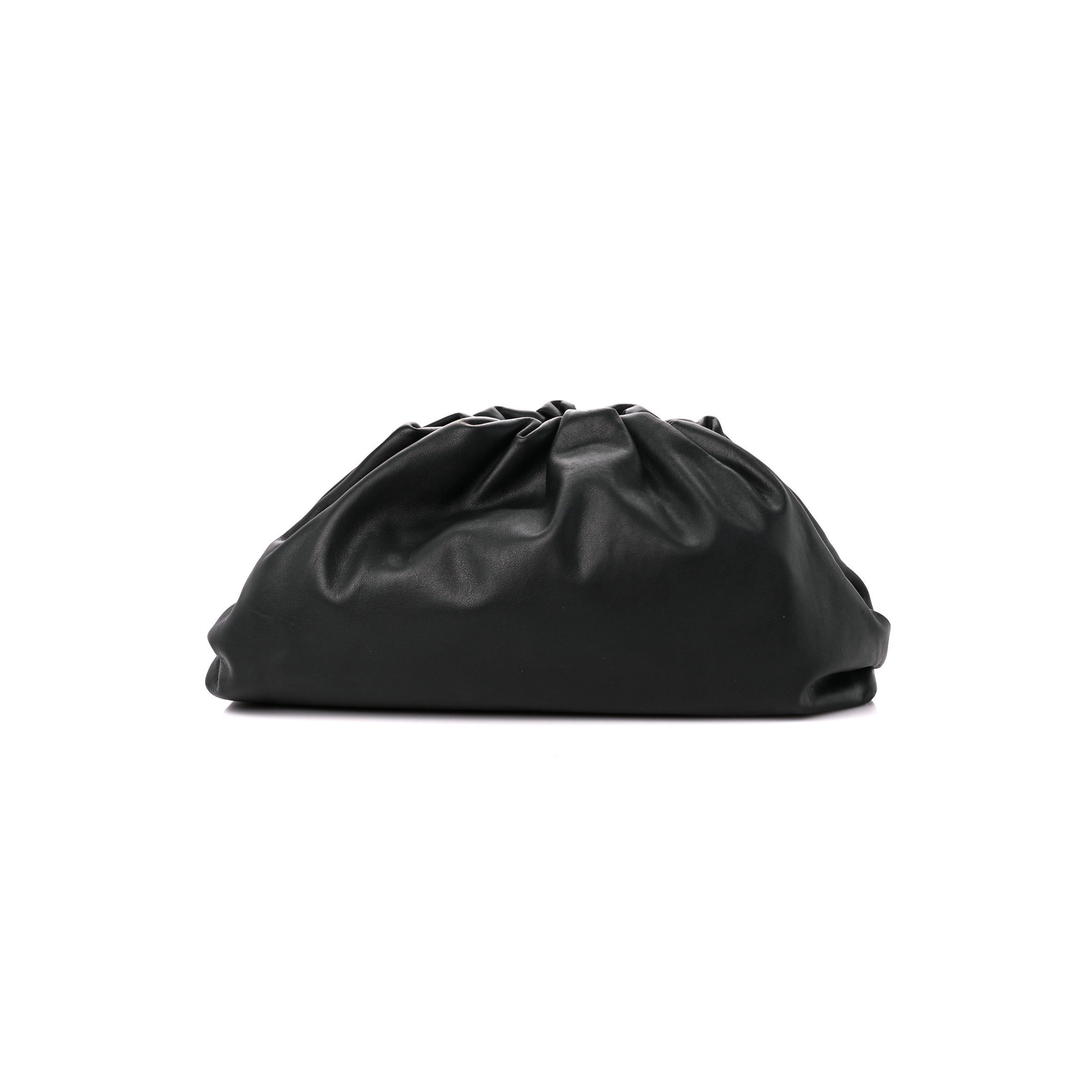bo*te*ga Ve*ne*ta smooth butter calf the pouch oversized clutch black (38*18*8cm)