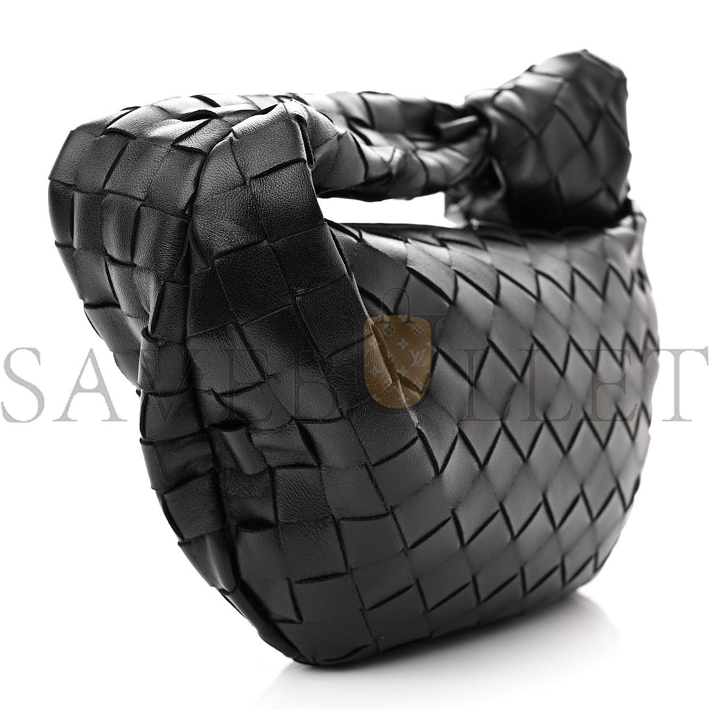 bo*te*ga Ve*ne*ta nappa intrecciato mini jodie black (21*14*3cm)