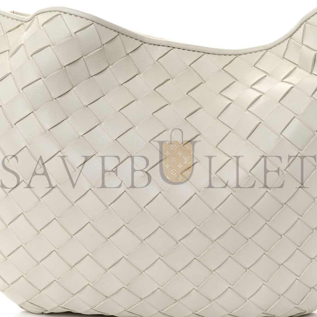 bo*te*ga Ve*ne*ta nappa intrecciato sardine bag chalk (36*23*3cm)