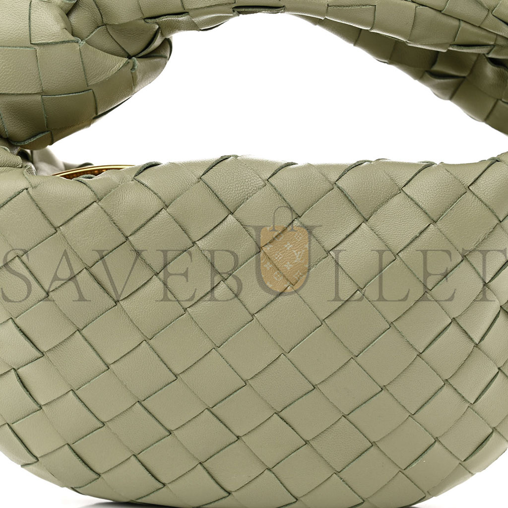 bo*te*ga Ve*ne*ta nappa intrecciato mini jodie travertine (22*13*4cm)