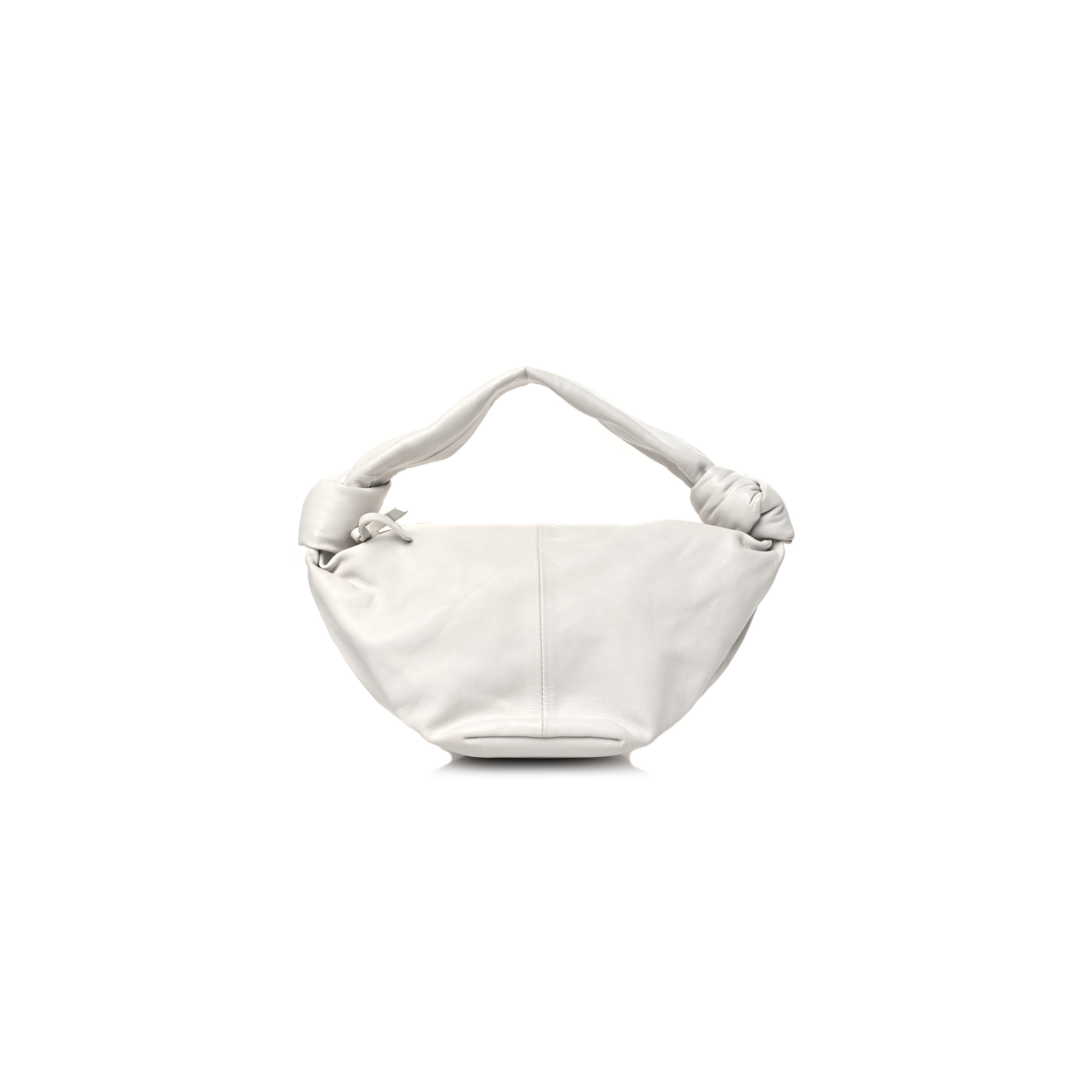 bo*te*ga Ve*ne*ta calfskin teen double knot hobo white (25*13*12cm)