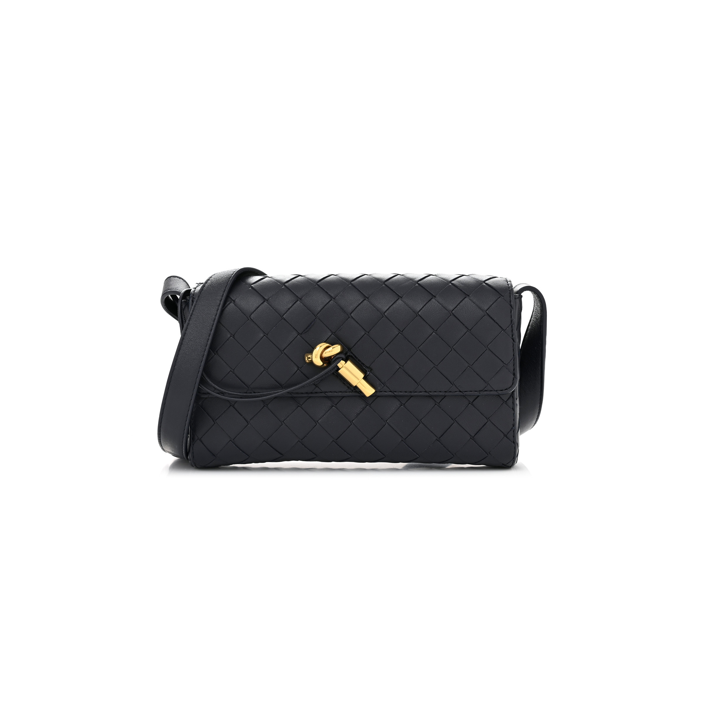 bo*te*ga Ve*ne*ta nappa intrecciato mini andiamo crossbody bag space (22*13*5cm)