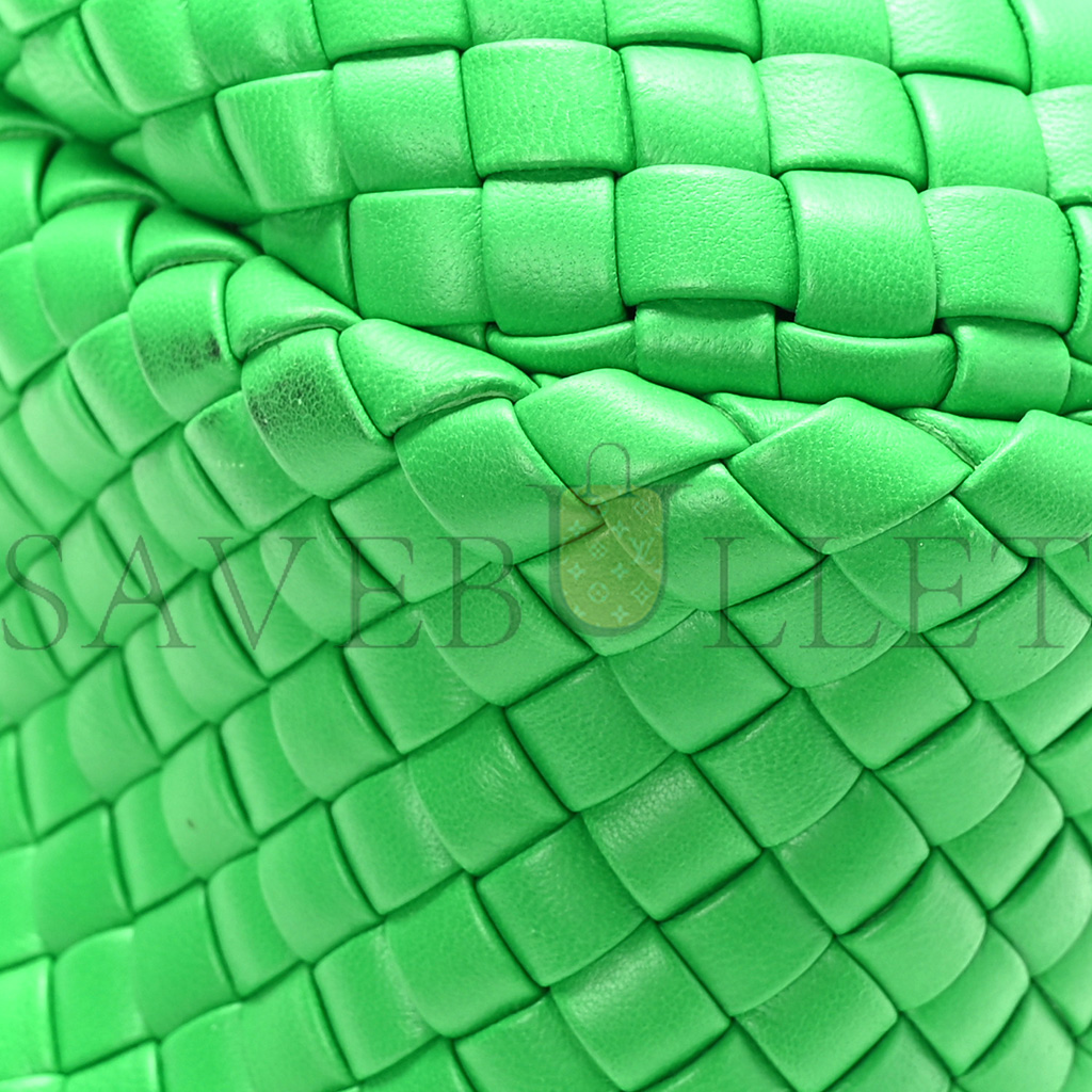 bo*te*ga Ve*ne*ta rubber padded intrecciato mini jodie parakeet (25*15*8cm)