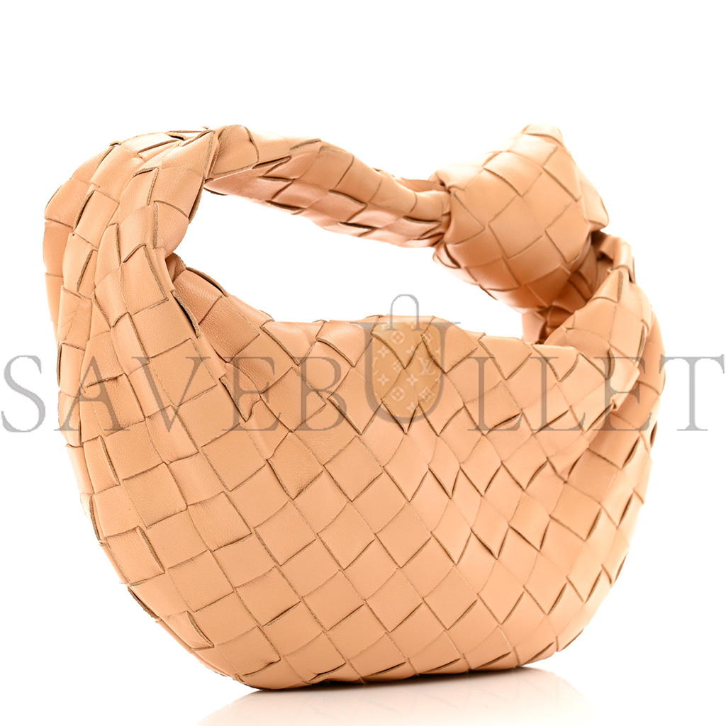bo*te*ga Ve*ne*ta nappa intrecciato mini jodie almond (23*13*7cm)
