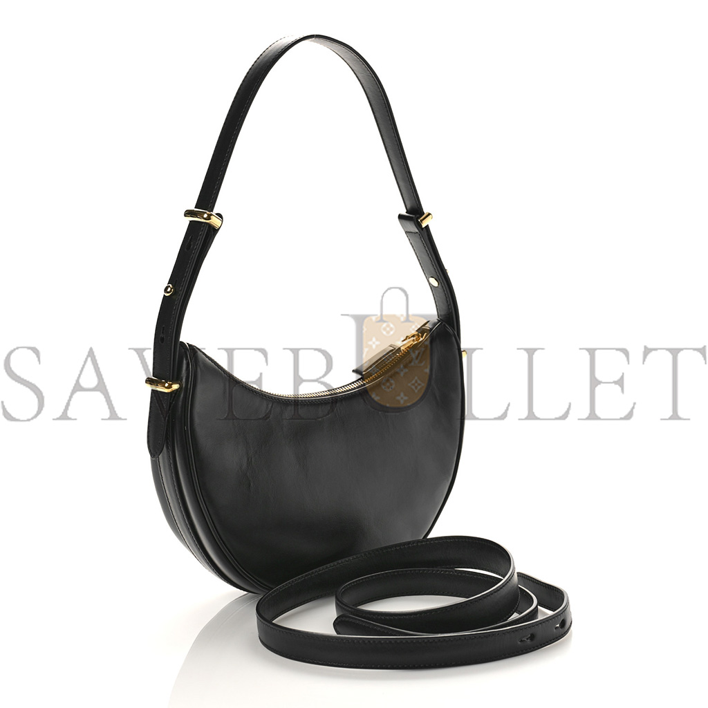 Pra*a nappa arque shoulder bag black (23*14*6cm)
