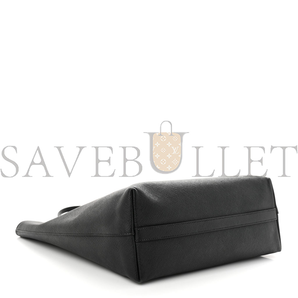 Pra*a saffiano cuir tote black (33*31*14cm)