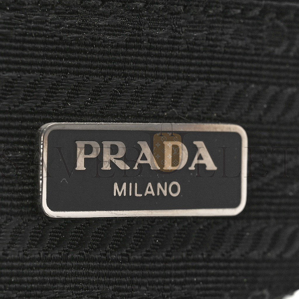 Pra*a tessuto nylon vitello hobo nero black (31*23*11cm)