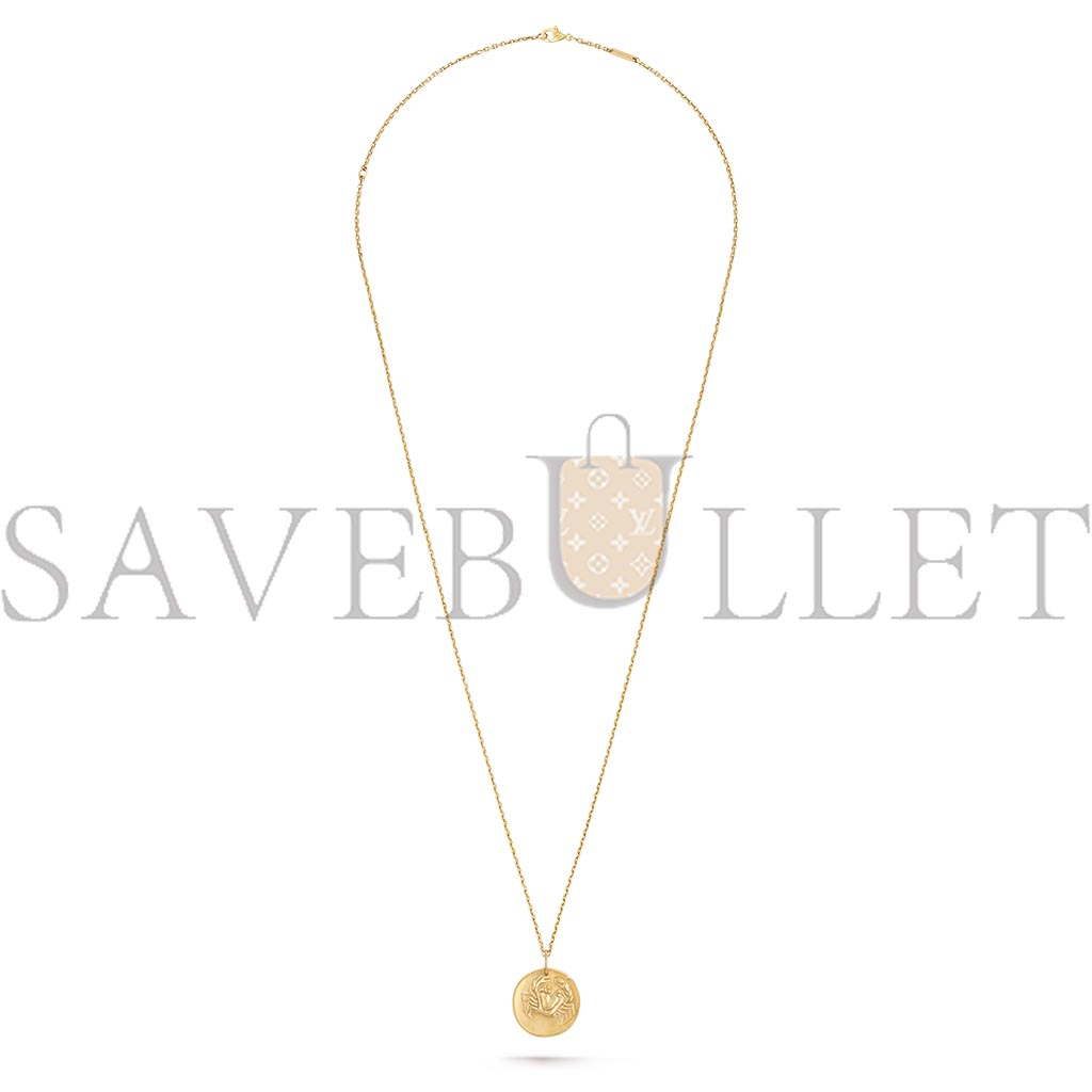 V*N CL*F arpels zodiaque medal cancri (cancer) - yellow gold  vcarp7sx00