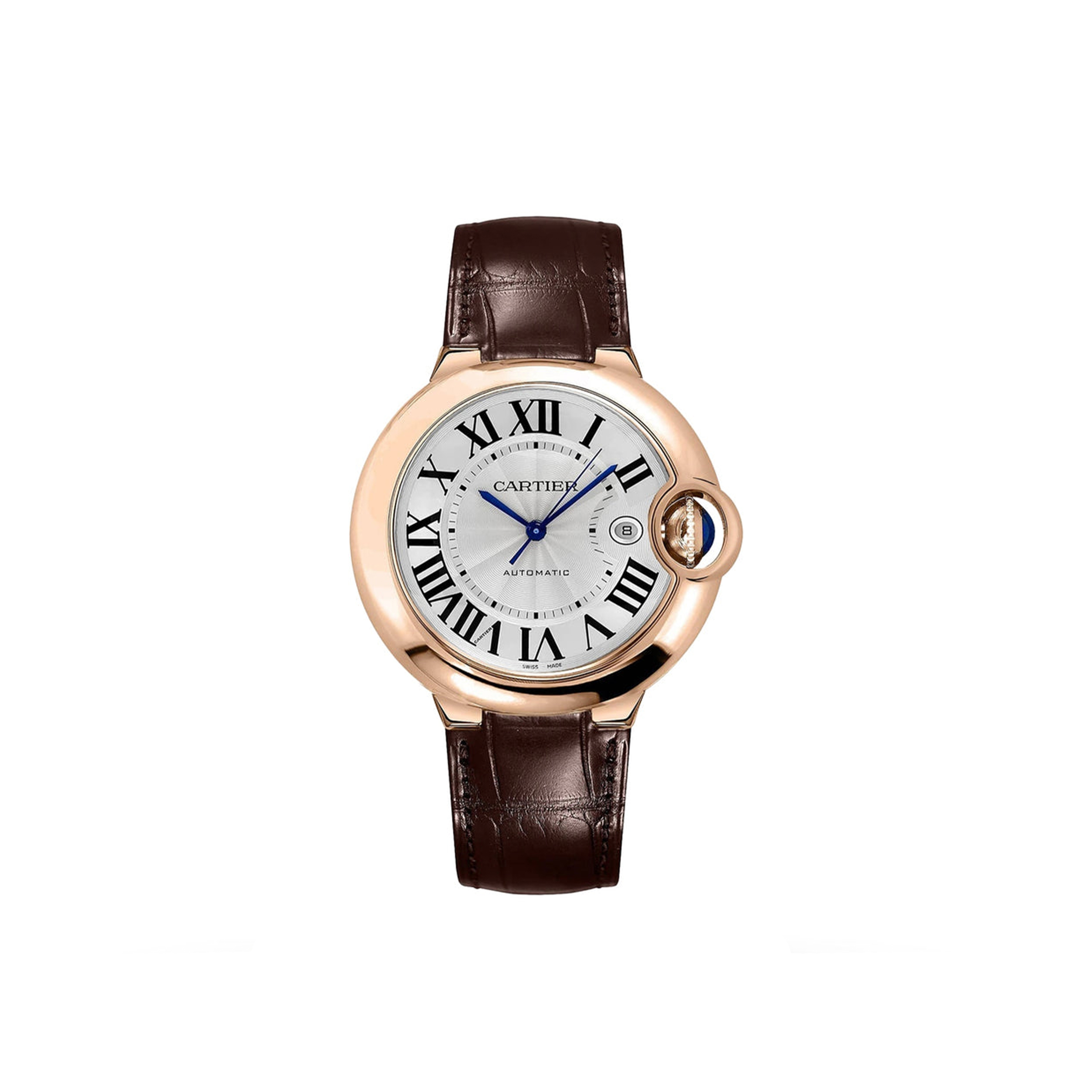 Ca*t*er ballon bleu de men''s silver brown Ca*t*er watch wgbb0030
