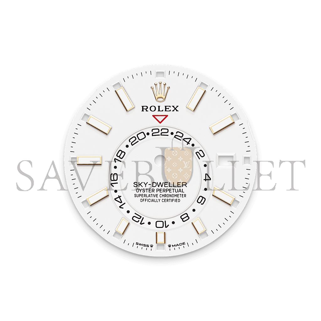 R*l*x sky-dweller oyster, 42 mm, yellow gold watch 336938