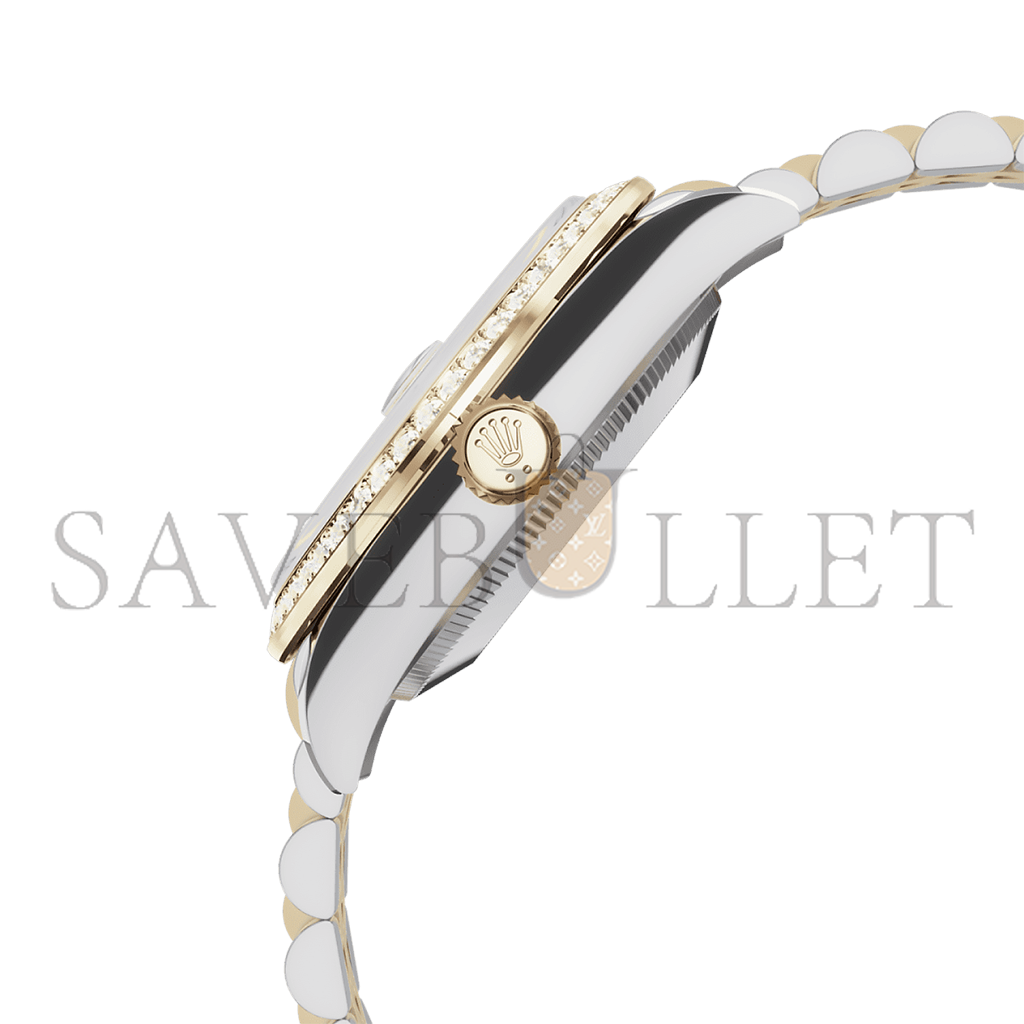 R*l*x datejust 31 oyster, 31 mm, oystersteel, yellow gold and diamonds watch 278383rbr