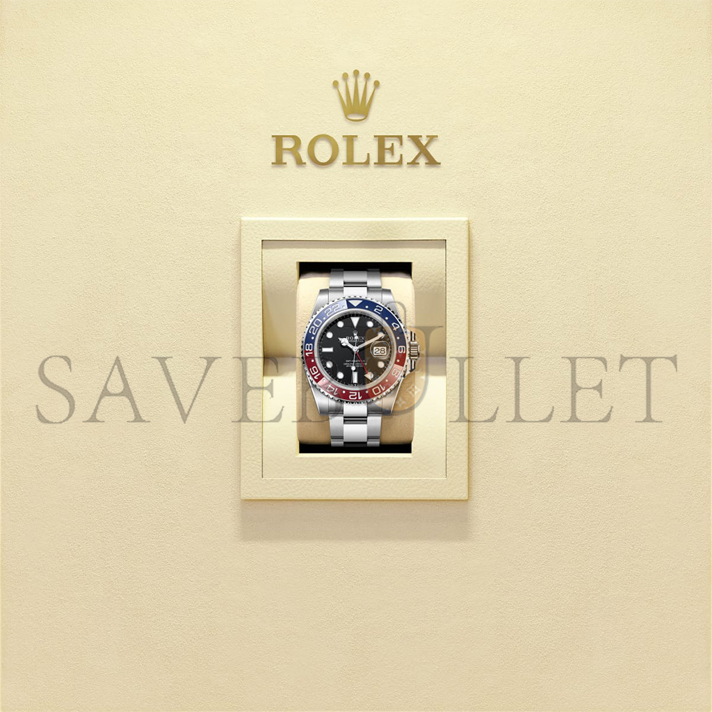 R*l*x gmt-master ii oyster, 40 mm, oystersteel watch 126710blro