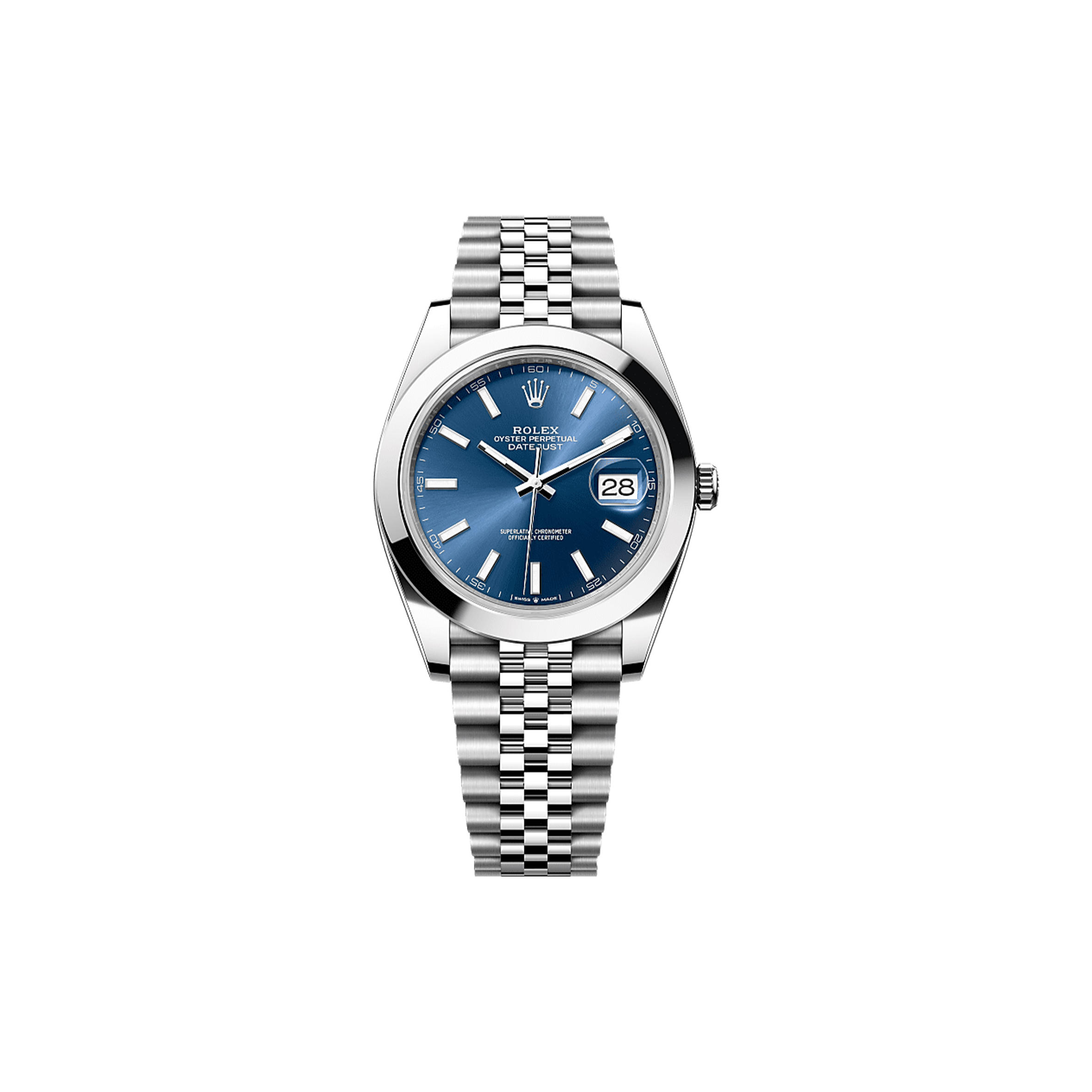R*l*x datejust 41 oyster, 41 mm, oystersteel watch 126300-0002