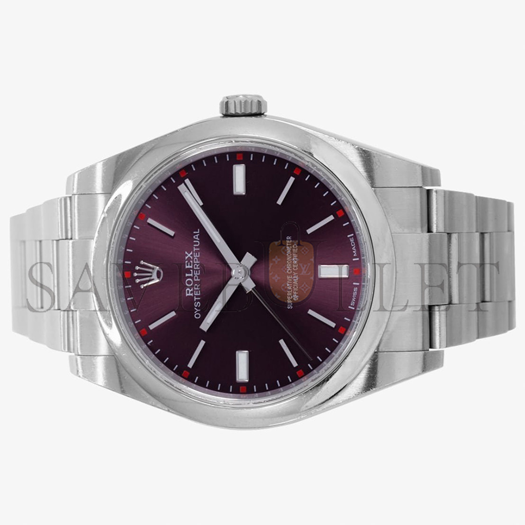 R*l*x oyster perpetual stainless steel 39mm watch 114300-0002