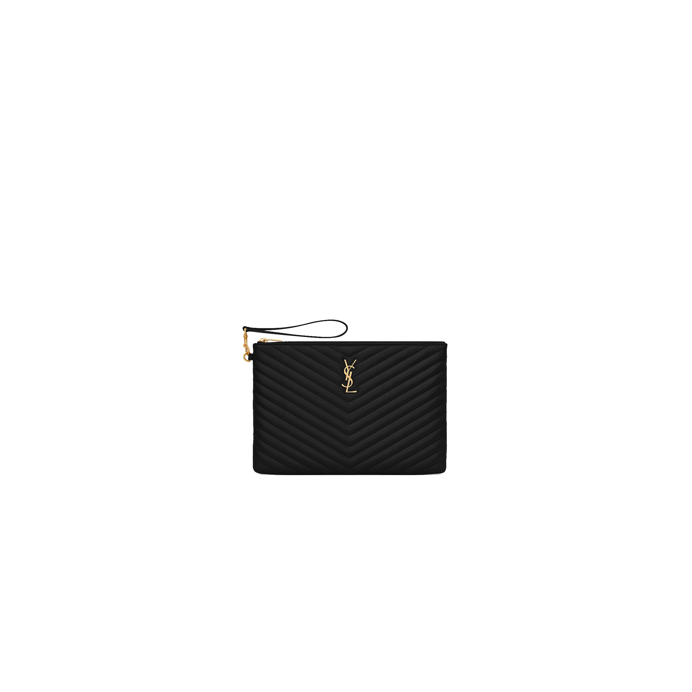 Y*L monogram tablet pouch in matelassÉ leather id 559193cwu011000（30*21.5*2cm）