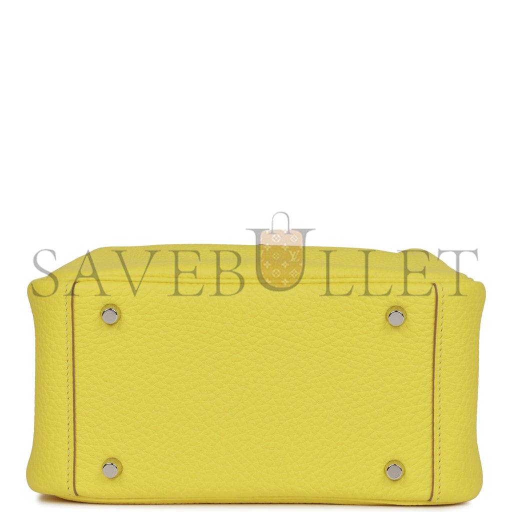 H**mes mini lindy lime clemence palladium hardware (19*12.5*9)