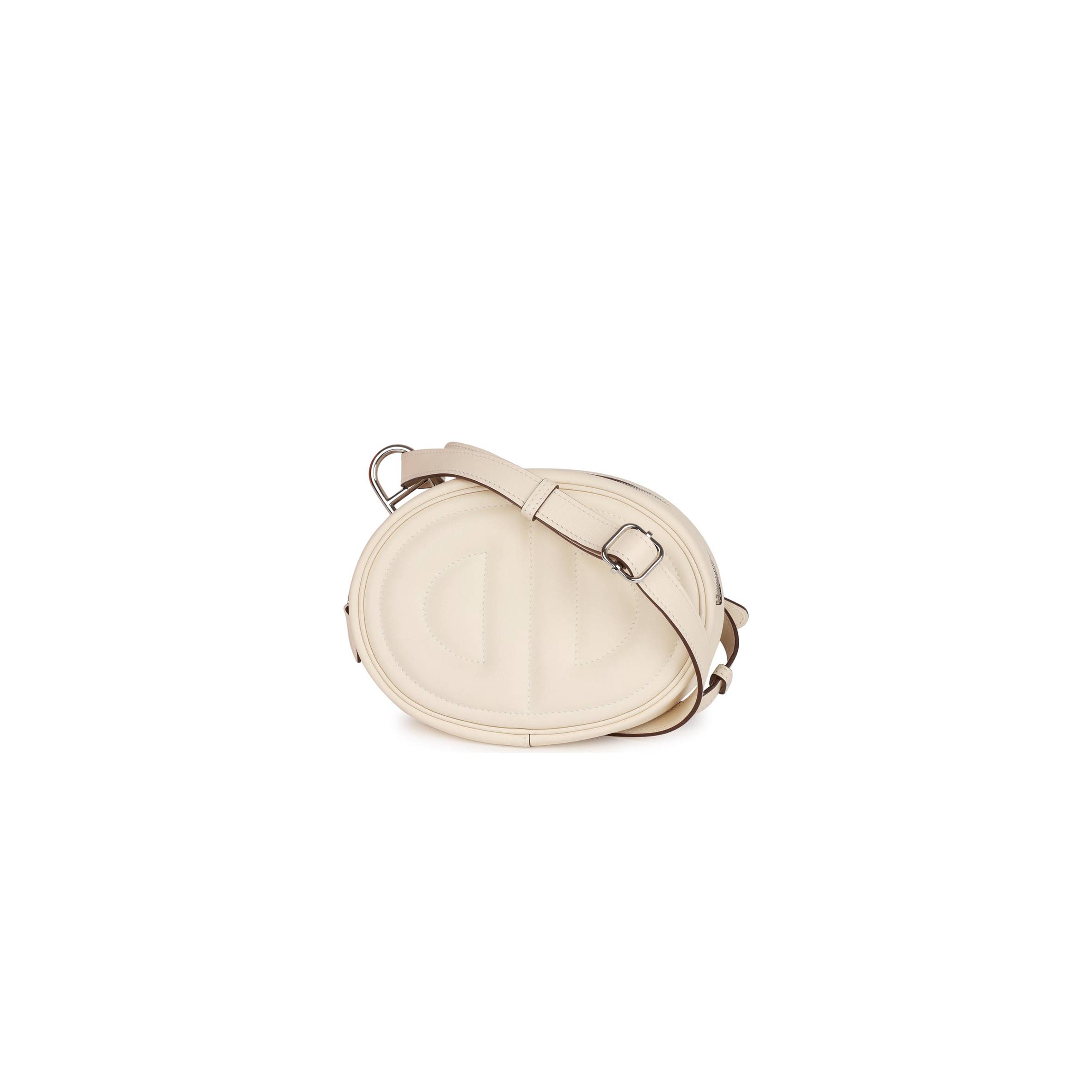 H**mes in-the-loop belt bag nata swift palladium hardware (19cm)