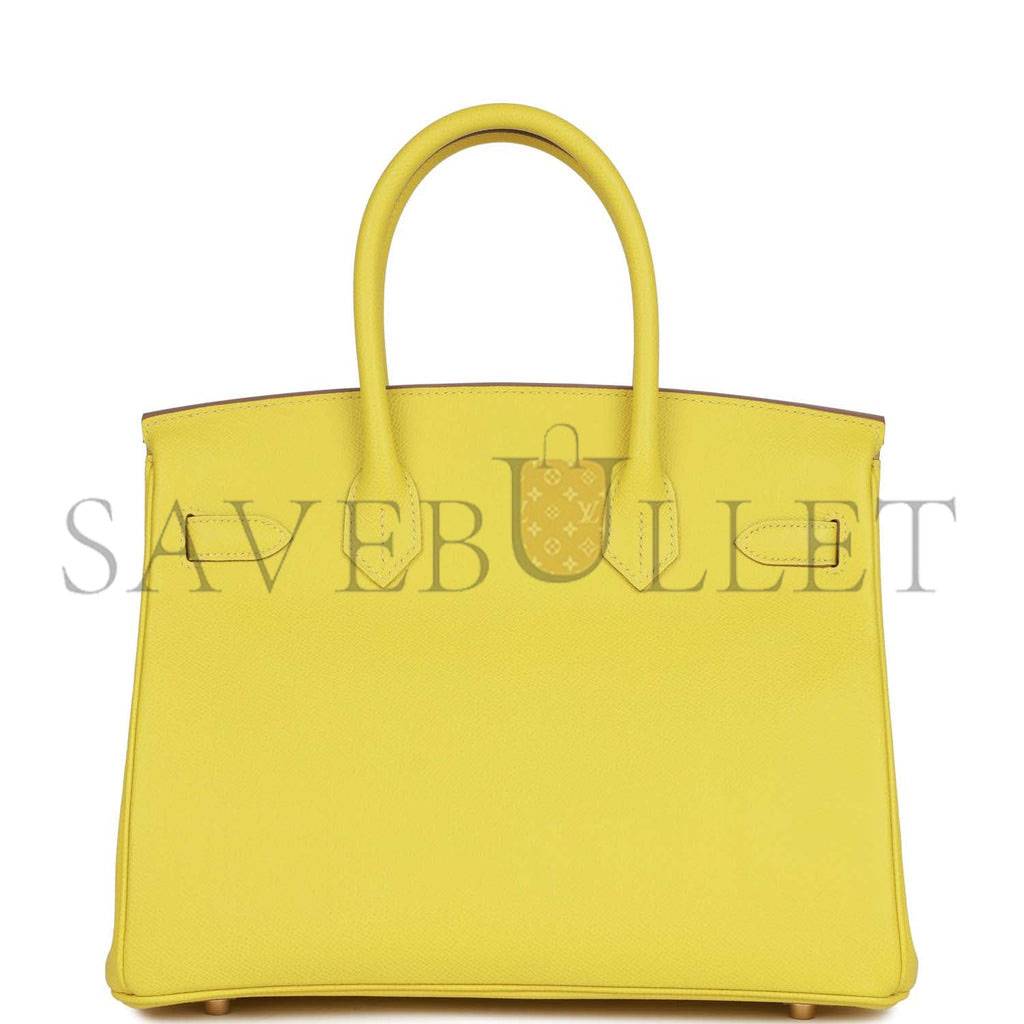 H**mes birkin 30 lime epsom gold hardware (30cm)
