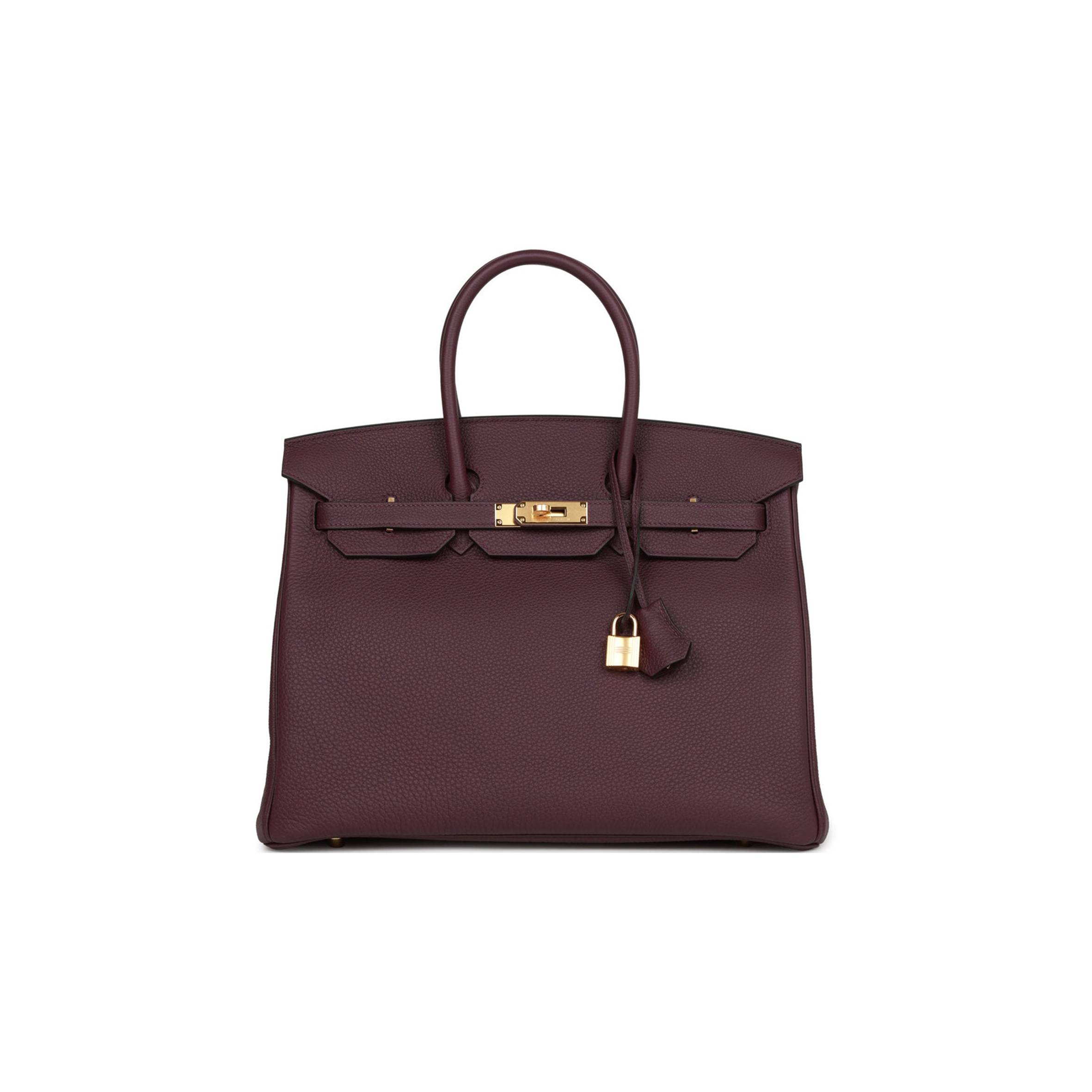 H**mes birkin 35 cassis togo gold hardware 39806150312030 (35cm)