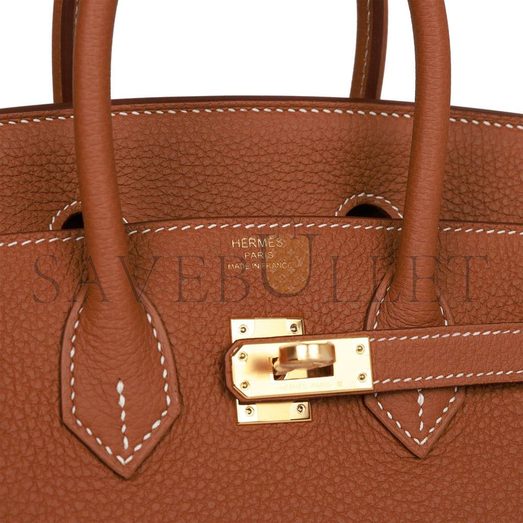 H**mes birkin 25 gold togo gold hardware handmade (25cm)