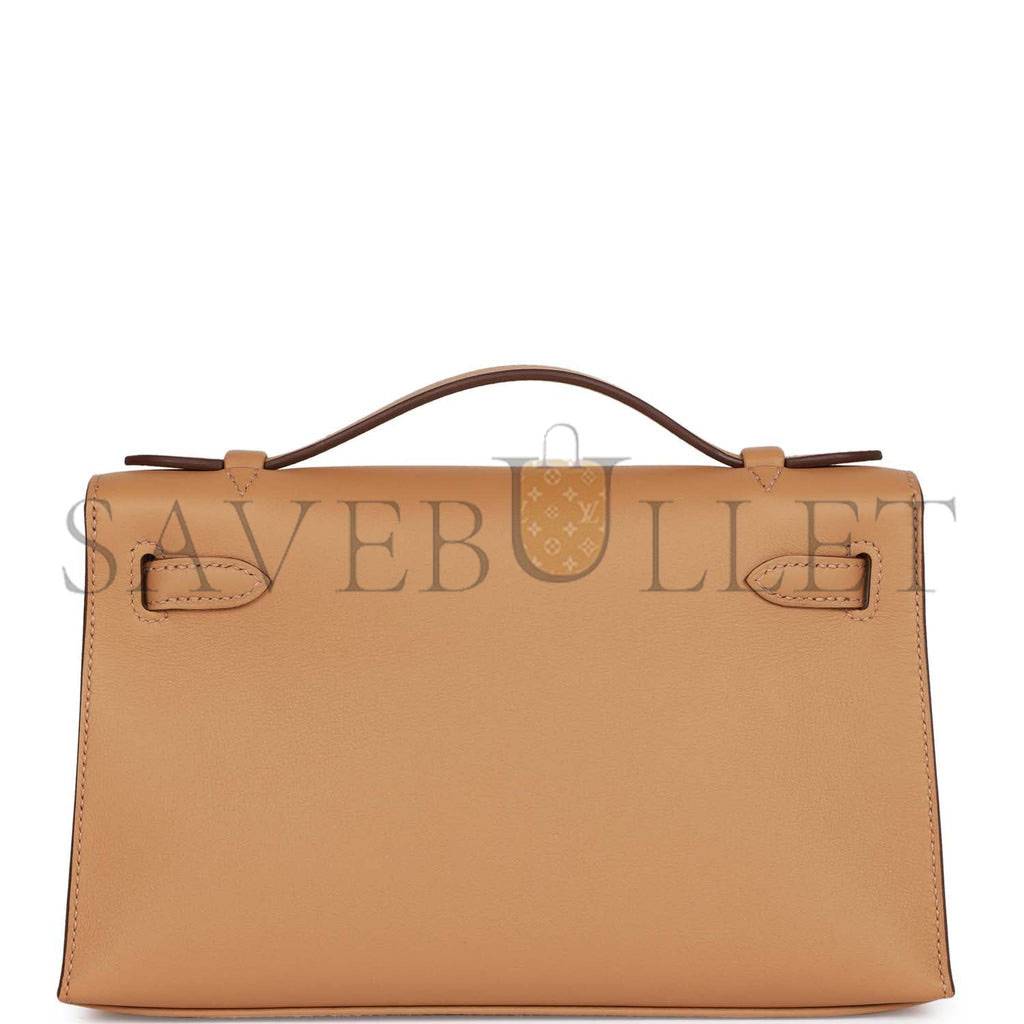 H**mes kelly pochette biscuit swift gold hardware (22*12*13cm)