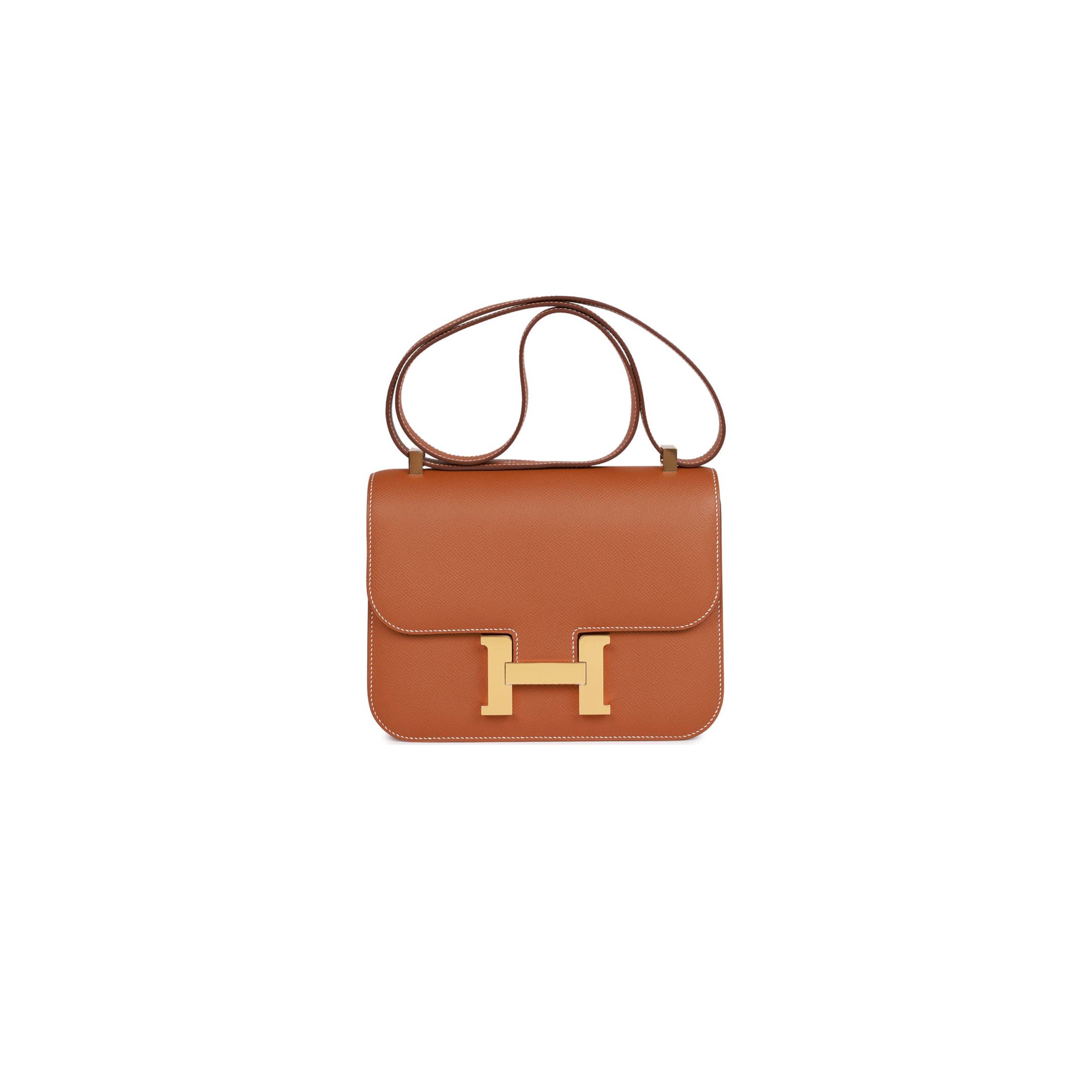 H**mes constance 24 gold epsom gold hardware 39871544426590 (24cm)