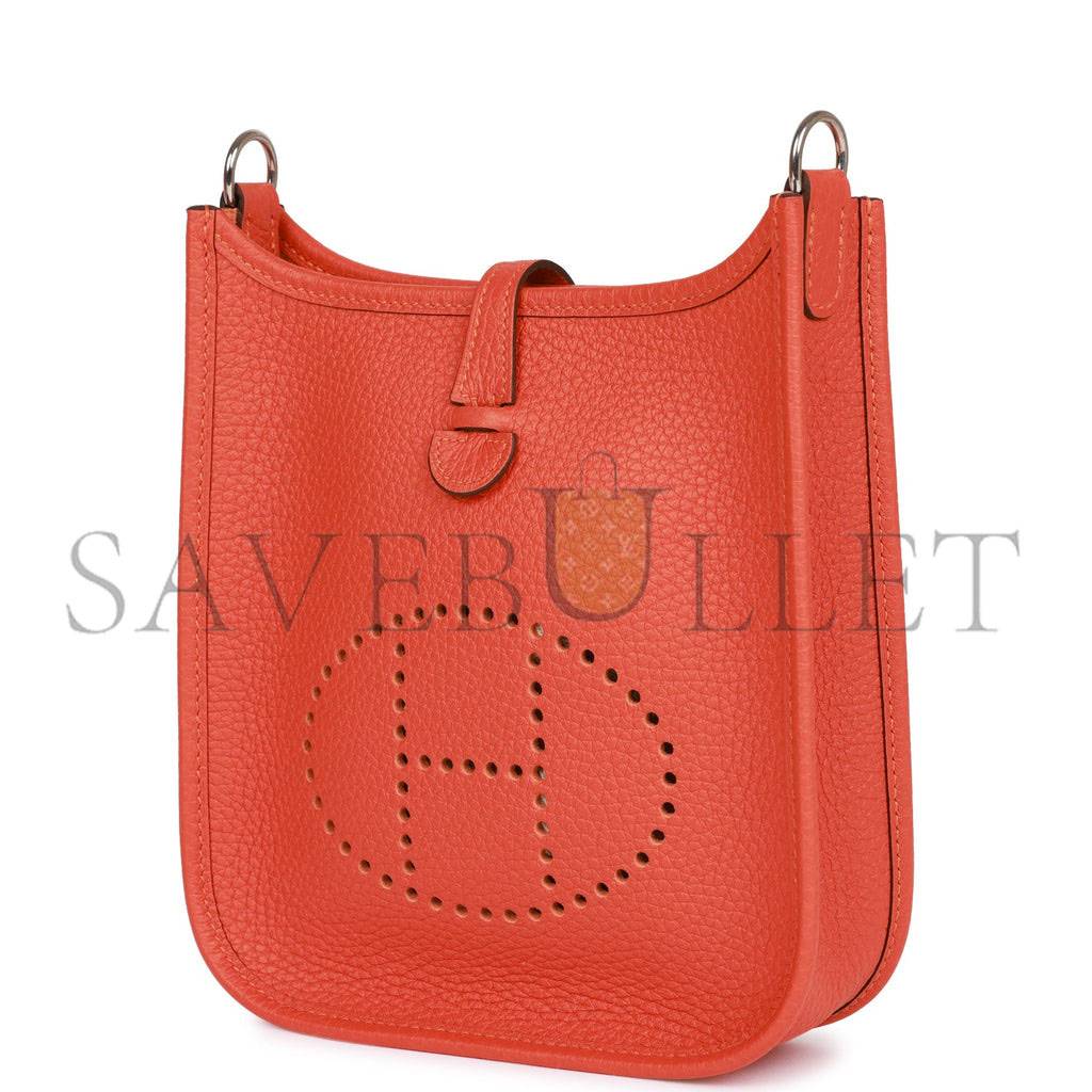 H**mes evelyne tpm feu clemence palladium hardware (17cm)