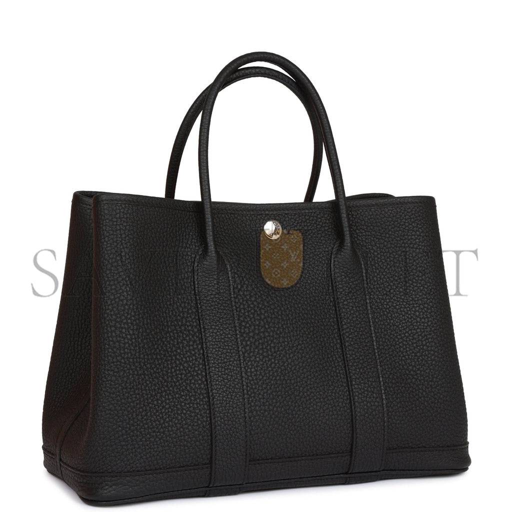 H**mes garden party 30 black negonda palladium hardware (30*21*13cm)