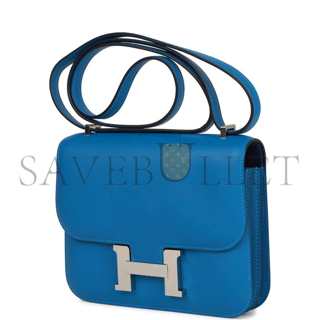 H**mes constance 18 mykonos verso evercolor palladium hardware (18cm)