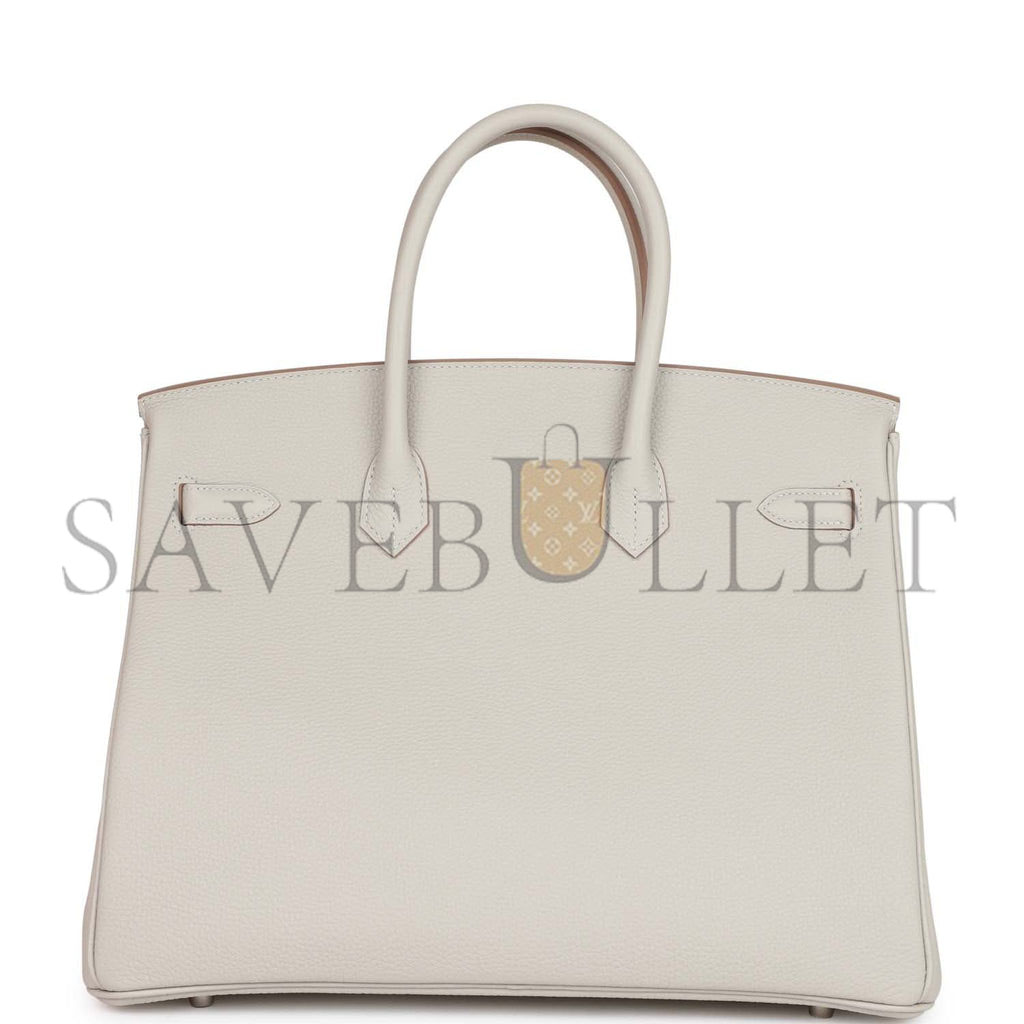 H**mes birkin 35 gris perle togo palladium hardware 39882110468190 (35cm)