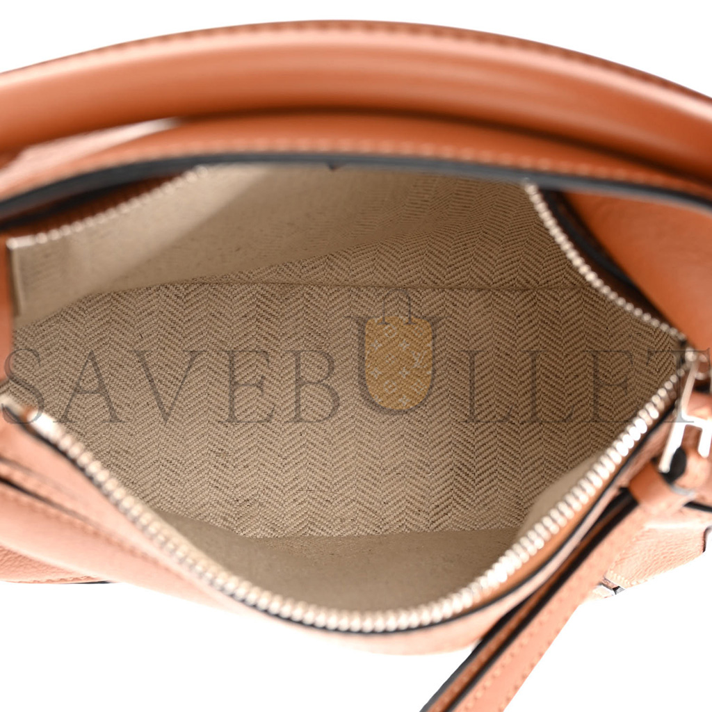 l*ew* calfskin mini puzzle bag tan (18*12.5*8cm)