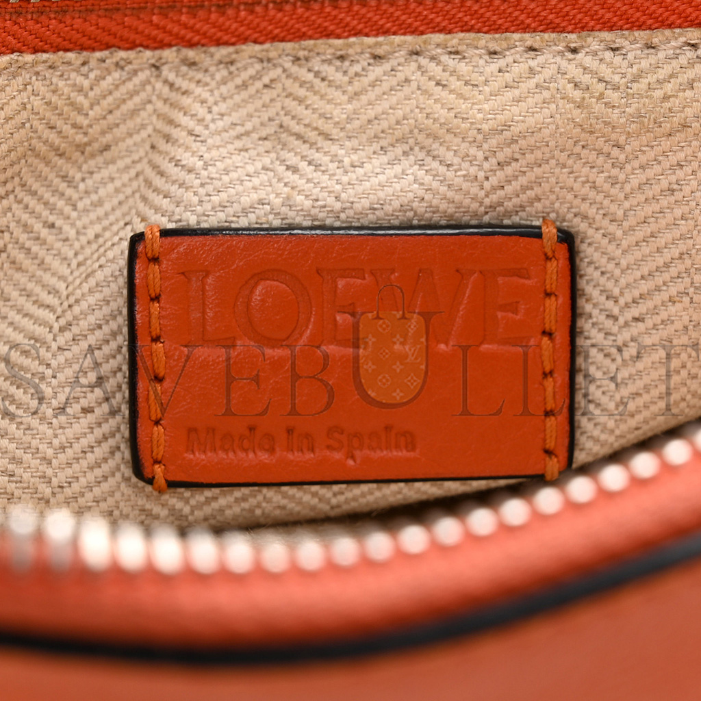 l*ew* calfskin small puzzle bag coral (24*16.5*10.5cm)