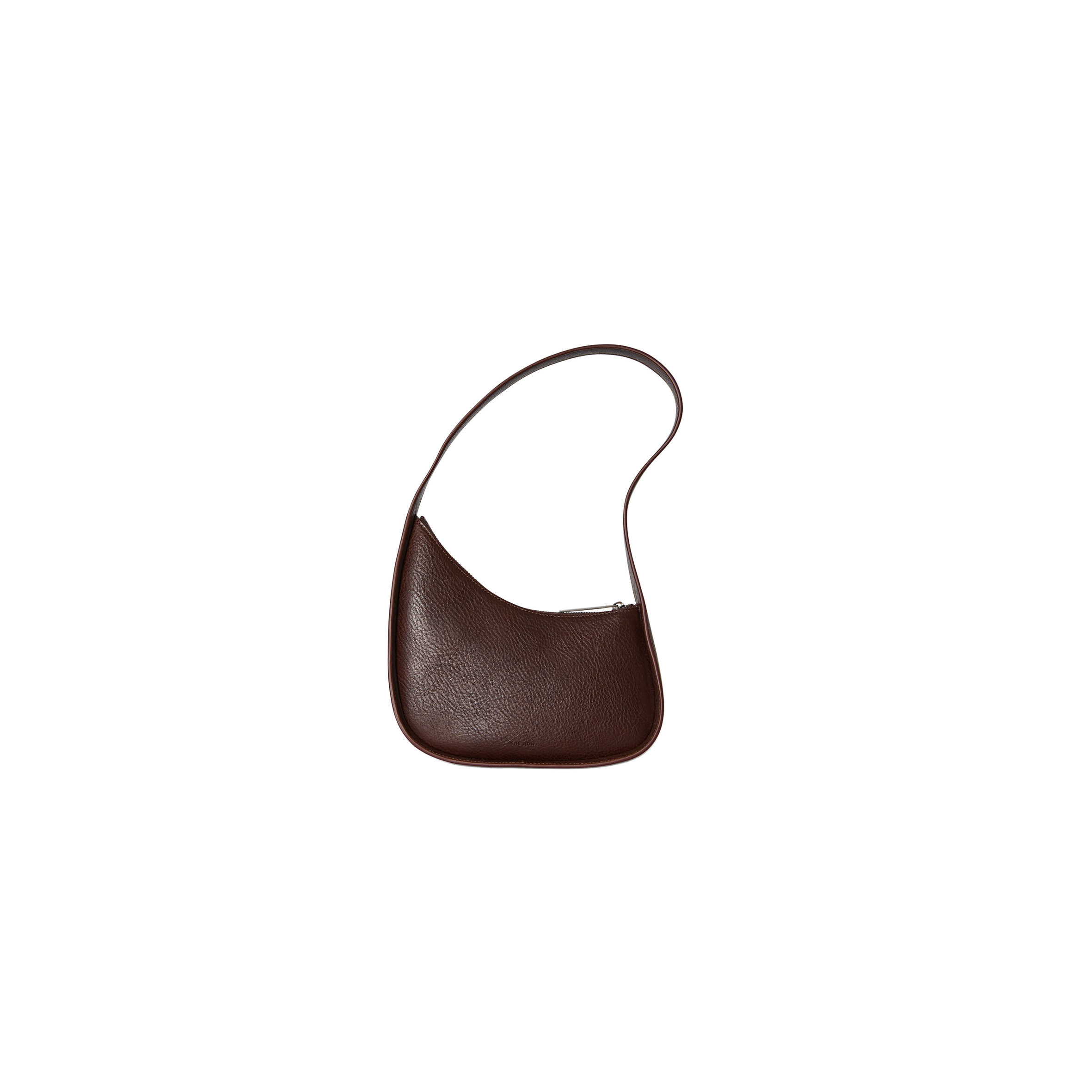 T*e R*w half moon bag in leather burnt wood w1249l136bnwas (34*20*6cm)