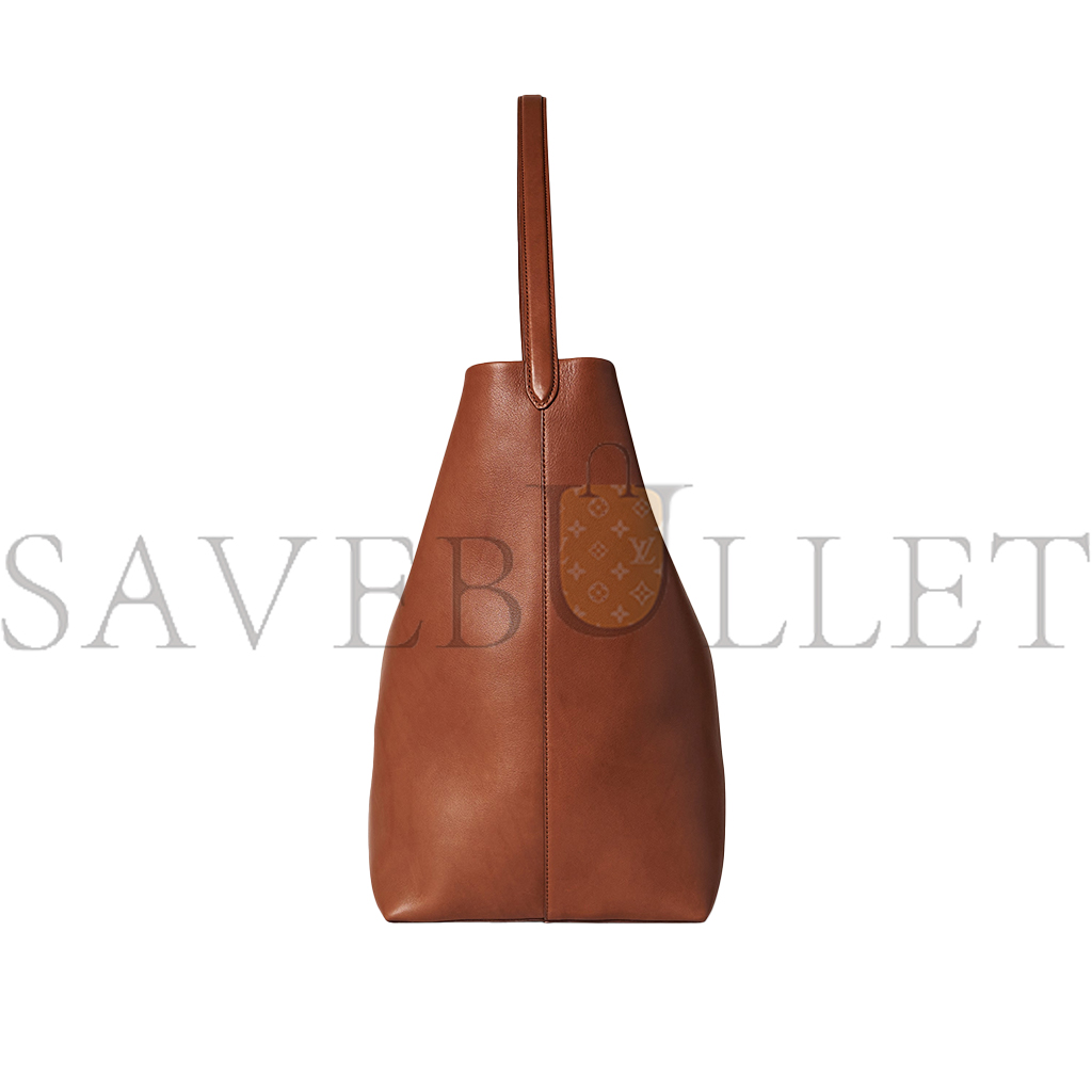 T*e R*w large ns park tote bag in leather dark cuir w1273l72dcpld (43*38*20cm)