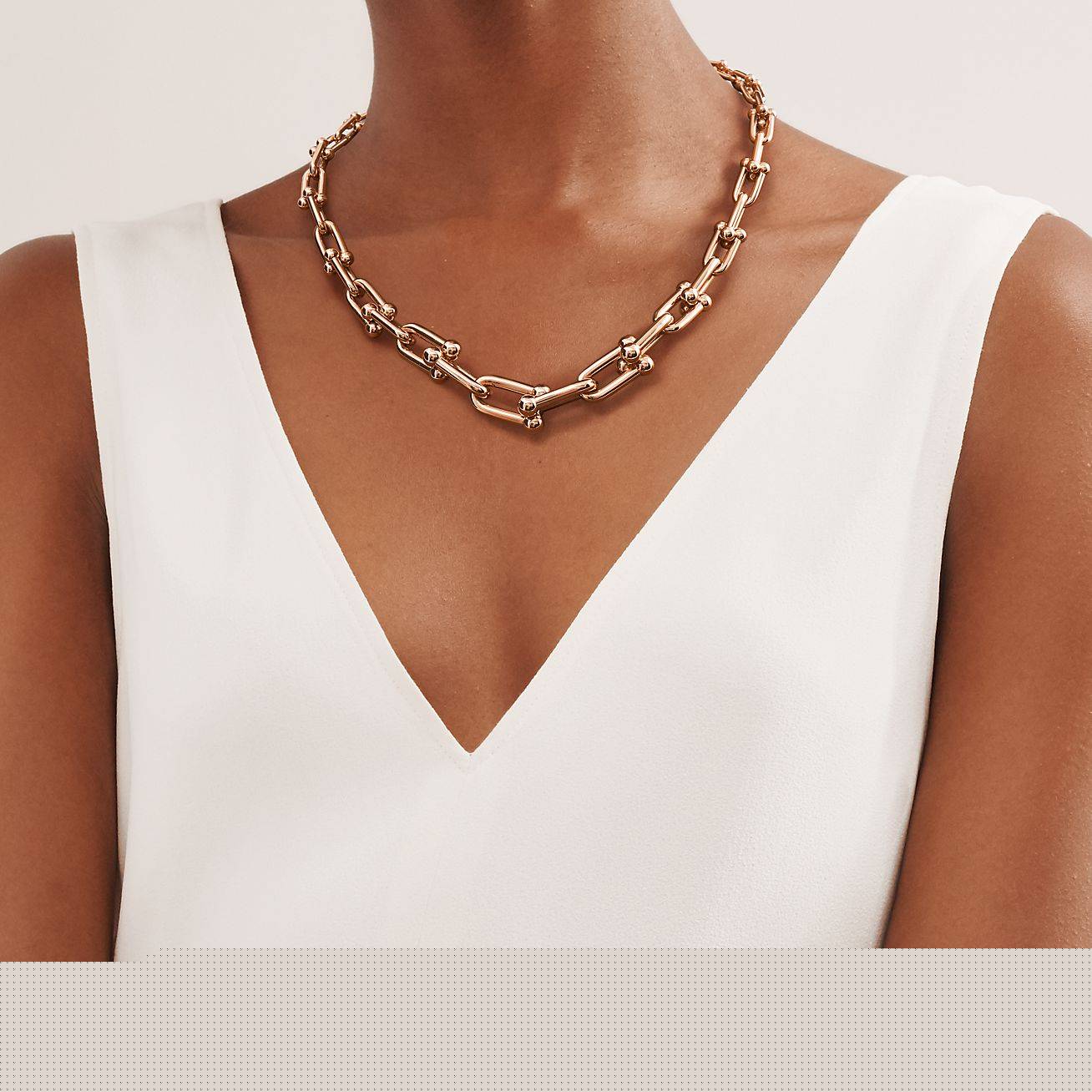 T*f*ny hardwear graduated link necklace