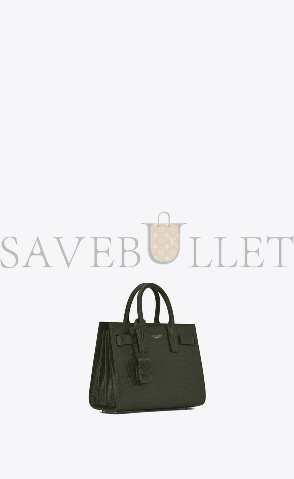 Y*L sac de jour nano in embossed crocodile shiny leather 392035dnd1n3045 (22*18*10.5cm)