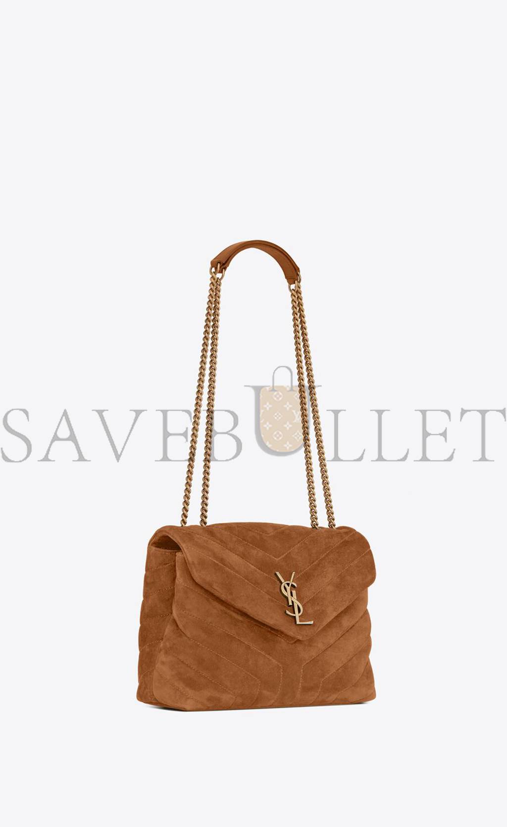 Y*L loulou small chain bag in quilted suede 4946991u8c77761 (23*17*9cm)