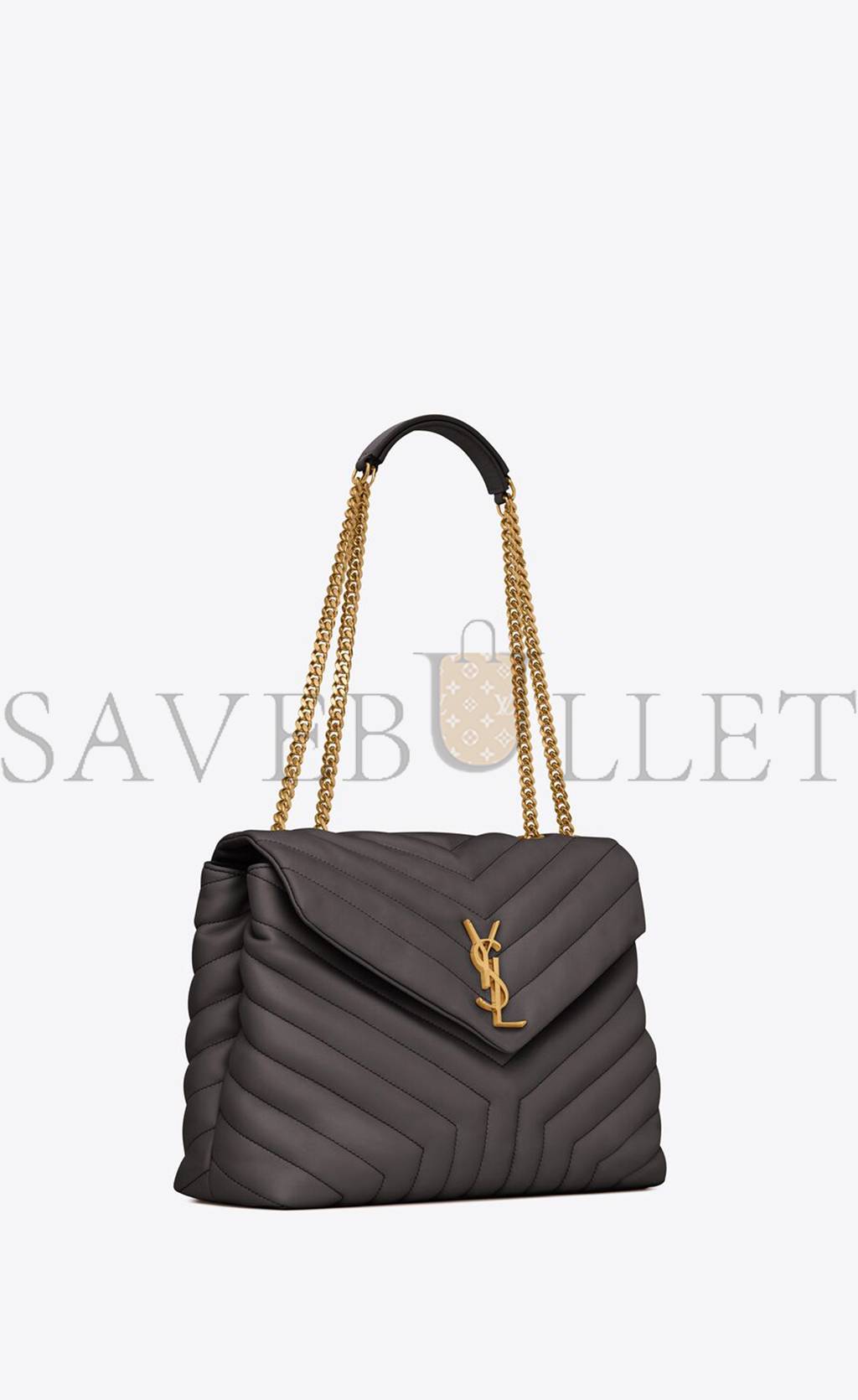 Y*L loulou medium chain bag in quilted leather 574946dv7271112 (32*22*12cm)