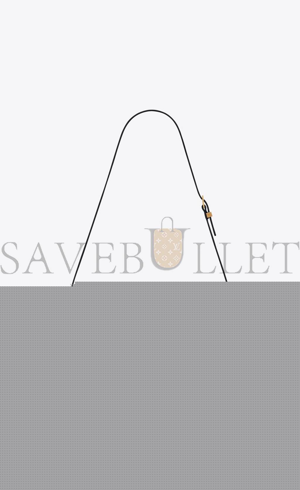 y*l manhattan shoulder bag in box Sa**t Lau*nt leather 5792710sx0w1000 (29*20*7.5cm)