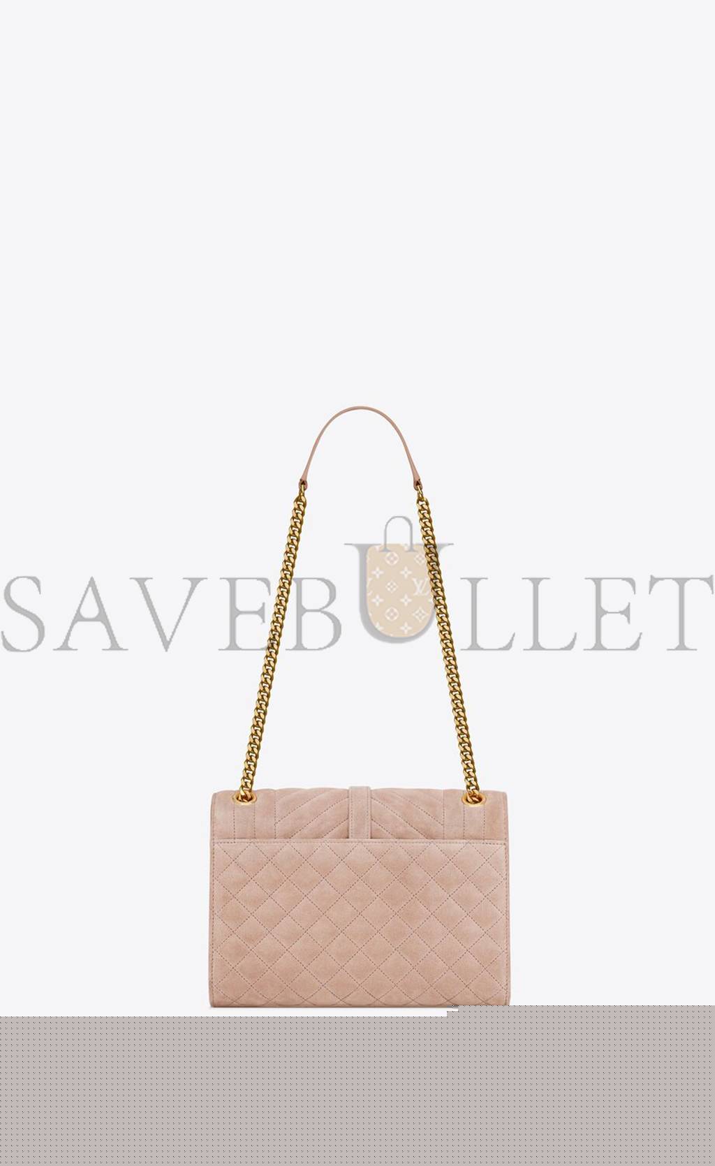 Y*L envelope medium chain bag in mix matelass&eacute; suede 6001851s7f12738 (24*17.5*6cm)