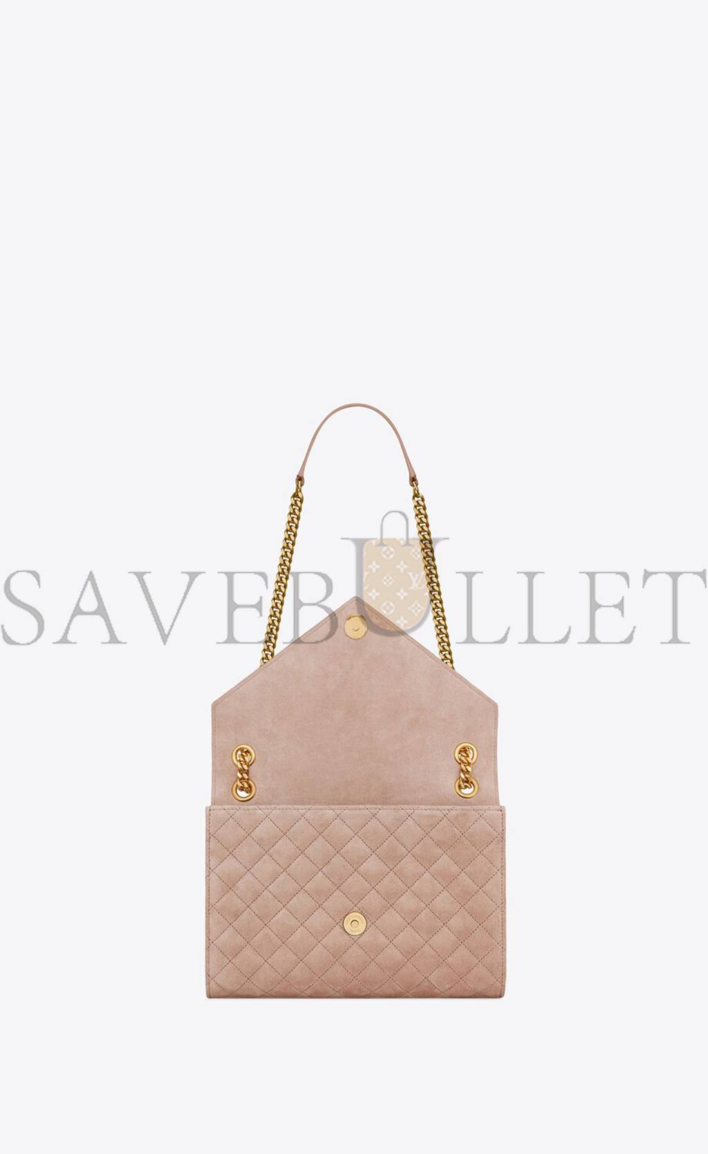 Y*L envelope medium chain bag in mix matelass&eacute; suede 6001851s7f12738 (24*17.5*6cm)