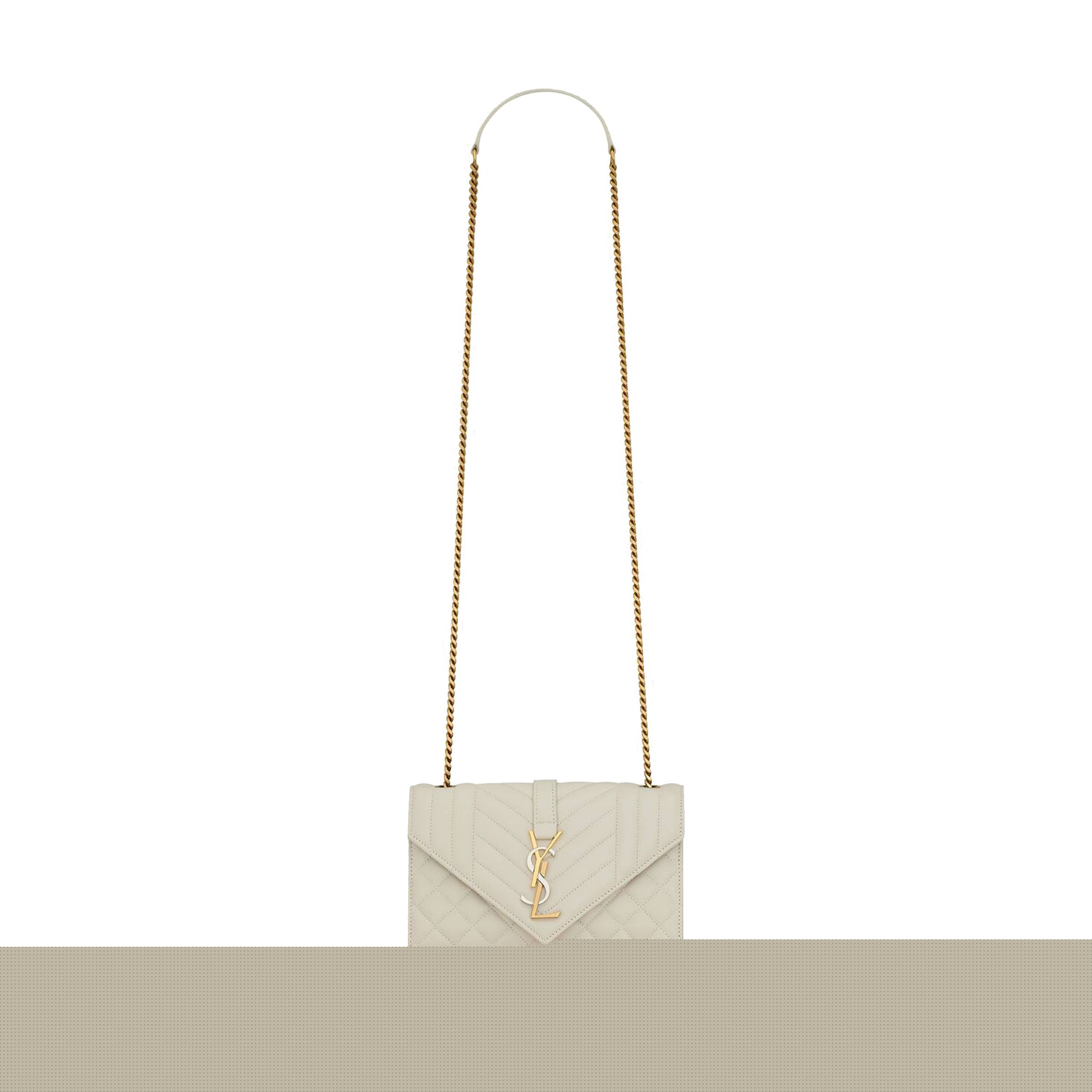 Y*L small envelope in mix matelass&eacute; leather 600195aabzo9290 (21*13*6cm)