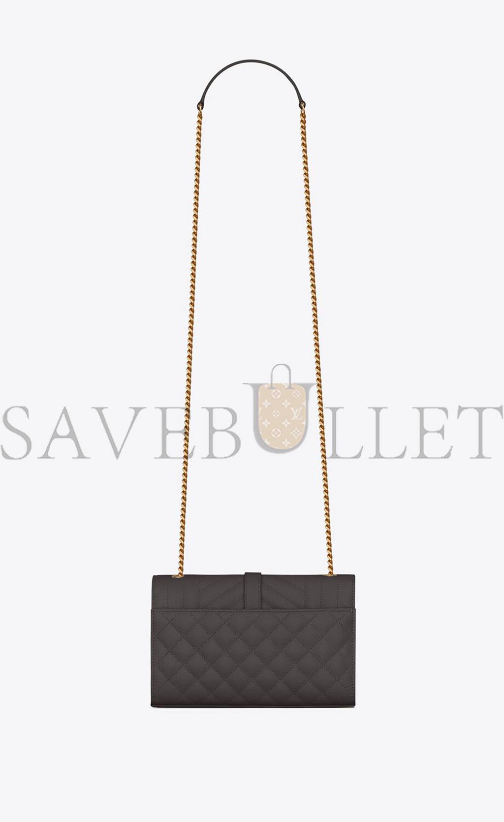 Y*L envelope small bag in mix matelass&eacute; grain de poudre embossed leather 600195bow971112 (21*13*6cm)