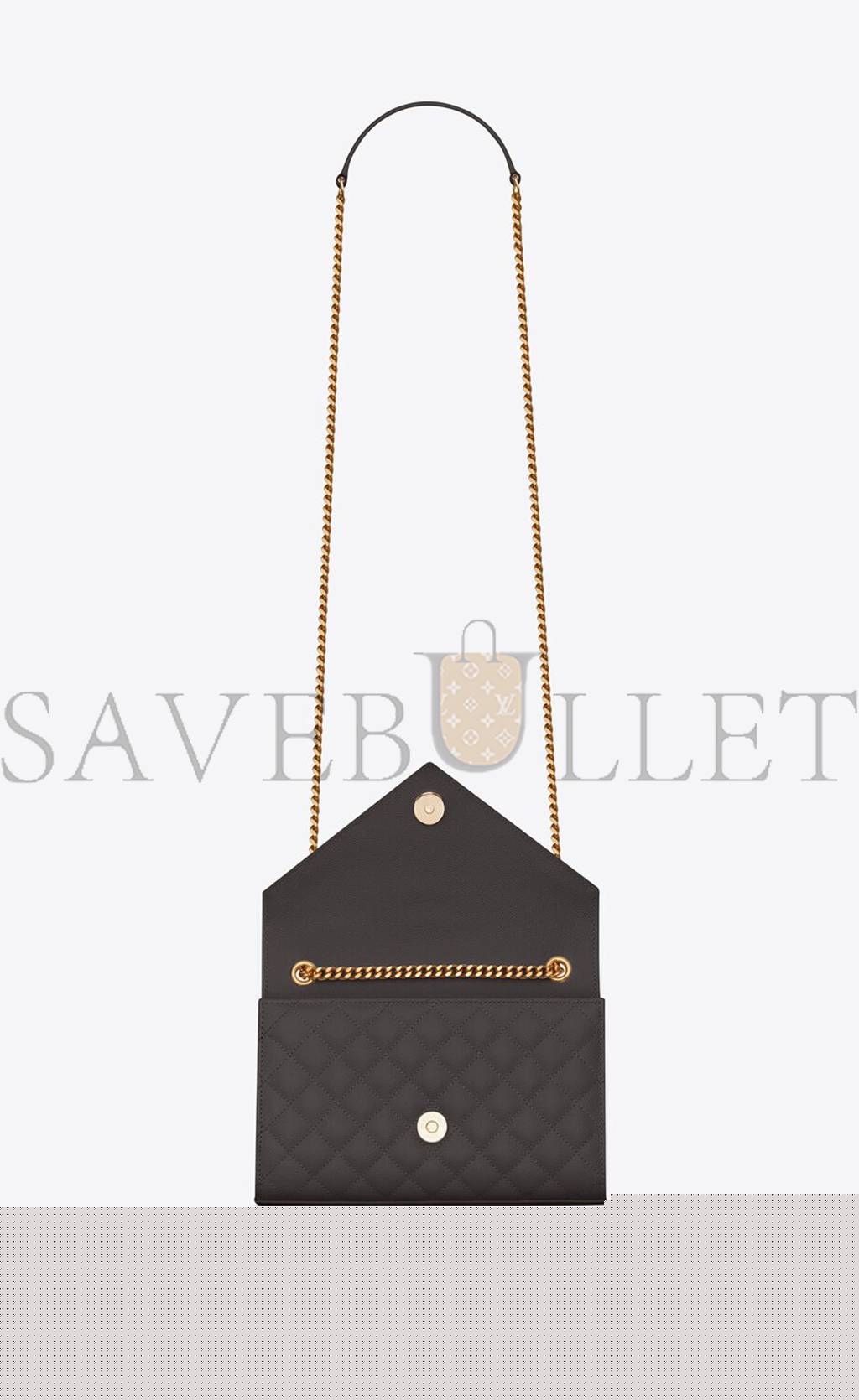 Y*L envelope small bag in mix matelass&eacute; grain de poudre embossed leather 600195bow971112 (21*13*6cm)