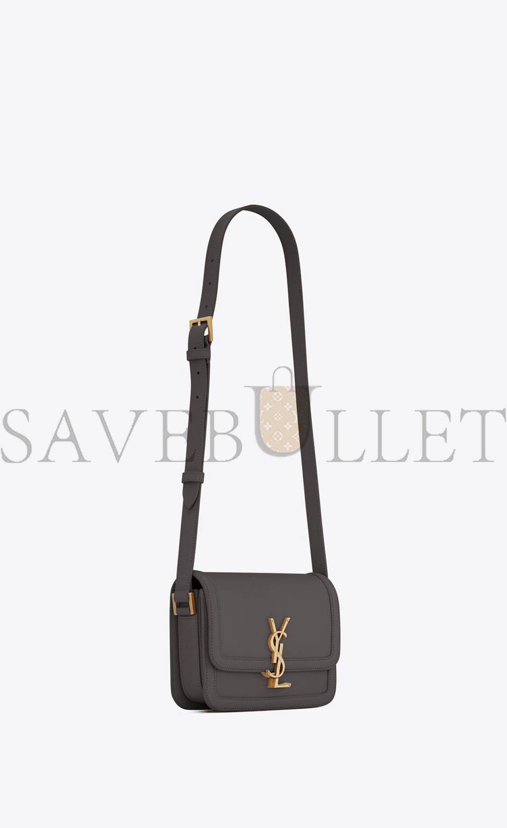 y*l solferino small satchel in box Sa**t Lau*nt leather 6343060sx0w1112 (19*13*5cm)