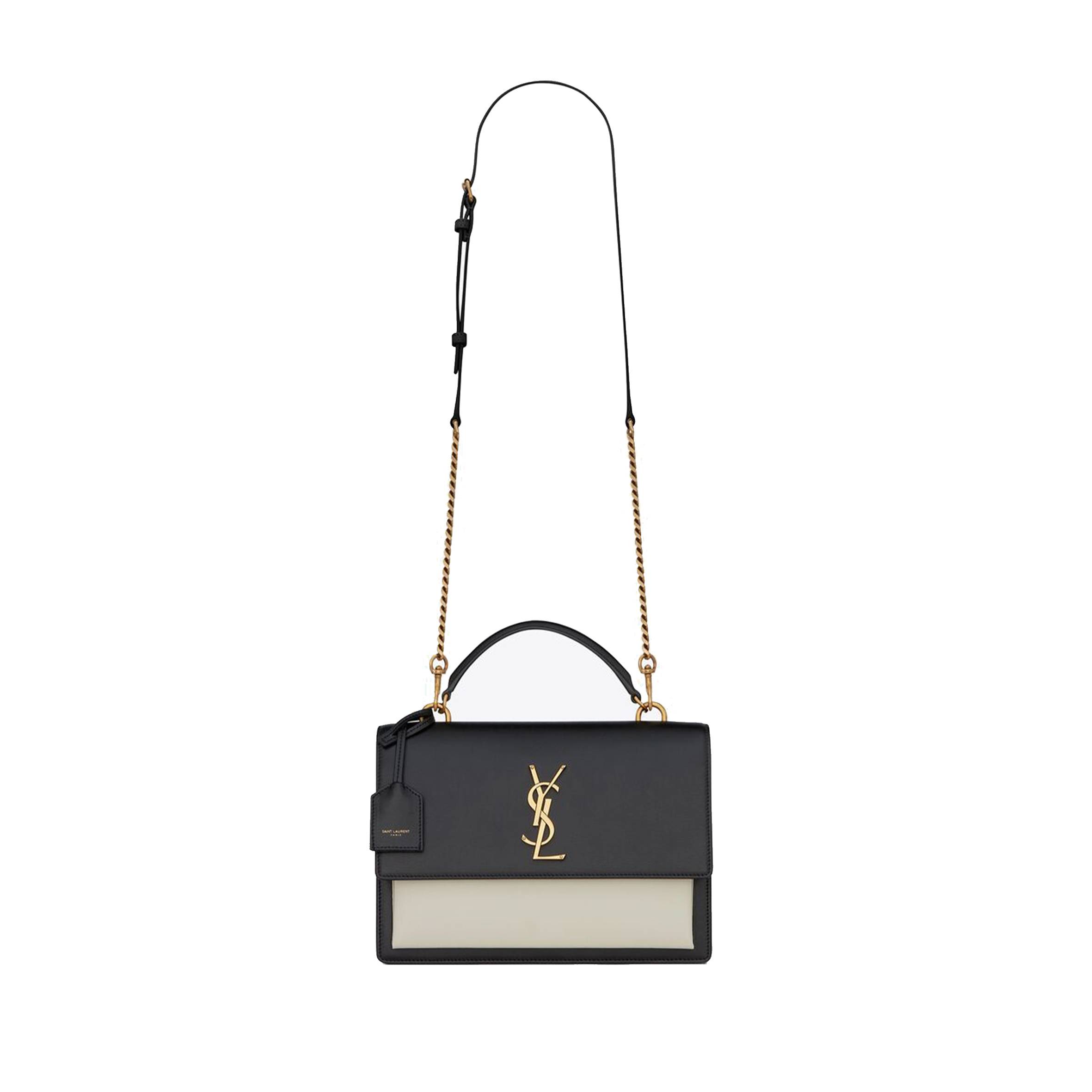 Y*L sunset medium top handle in smooth leather 634723d42671031 (25*18*5cm)